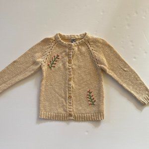 Bonton embroidered cotton cardigan, 6 years